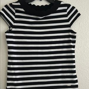 Anne Klein Black and White Top
